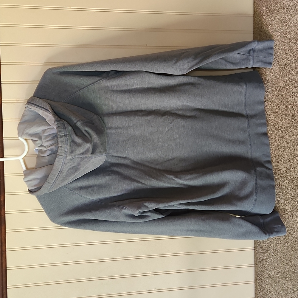 The North Face sweatshirt hoodie gray size large front pockets - Picture 7 of 8